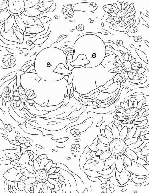 Koi Coloring Pages, Coloring Book Ideas Inspiration, Gel Pen Coloring Pages, Unicorn Pokemon, Cute Coloring Pages For Adults, Vintage Coloring Pages, Coloring Sheets Free Printable, Printable Spring Coloring Pages, Adult Coloring Pages Free Printable