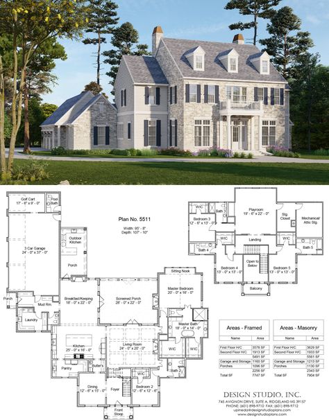 Luxury House Floor Plans, Classic House Plans, Anime Architecture, Studio House, Vintage House Plans, Sims 4 House Design, Sims Ideas, Home Design Floor Plans, Save File