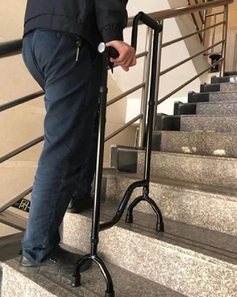 Amazon.com: Rock Steady Cane – New Stair Climbing Assist Cane Lets You Walk Up and Down Stairs Easily with Less Pain. Perfect Step Helper for Those with Sore Hips and Knees : Health & Household Sore Hips, Stair Climbing, Outdoor Steps, Rock Steady, Mobility Aids, Senior Living, Climbing, Stairs, Walking