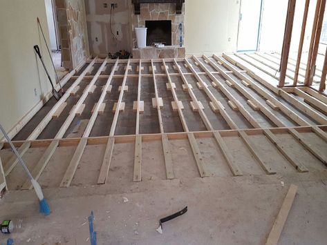 How To Raise A Sunken Living Room Floor, Raising Sunken Living Room Floors, Raising A Floor, Raising A Sunken Living Room, Raise Sunken Living Room Floor, How To Raise A Floor, Sunken Living Room Remodel, Sunken Room, Raised Floor