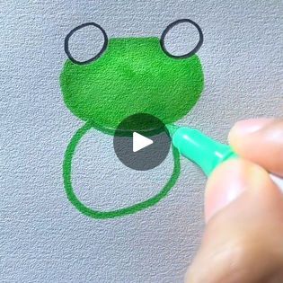 Frogs For Kids, Cute Frogs, Crafts For Kids, Drawings, Art