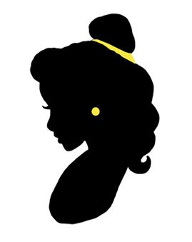 BĘllĘ✨✨✨ ~ ✏️ Portrait ombre ~  La Belle et la Bête  ~ {❤️ Disney ❤️} Disney Princess Head Silhouette, Disney Stencils, Disney Princess Silhouette, Silhouette Disney, Disney Silhouette, Disney Silhouettes, Beauty And The Beast Party, Princess Silhouette, Belle Beauty And The Beast