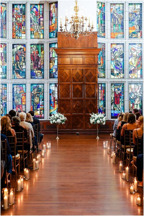 Stain Glass | Wedding Ideas | Candlelight | White Flowers Hotel Kansas City Wedding, Classic Wedding Theme, Kansas City Hotels, Classic Wedding Themes, Kansas City Wedding Venues, Kansas City Wedding Photography, Punta Cana Wedding, Arab Wedding, Dream Wedding Venues