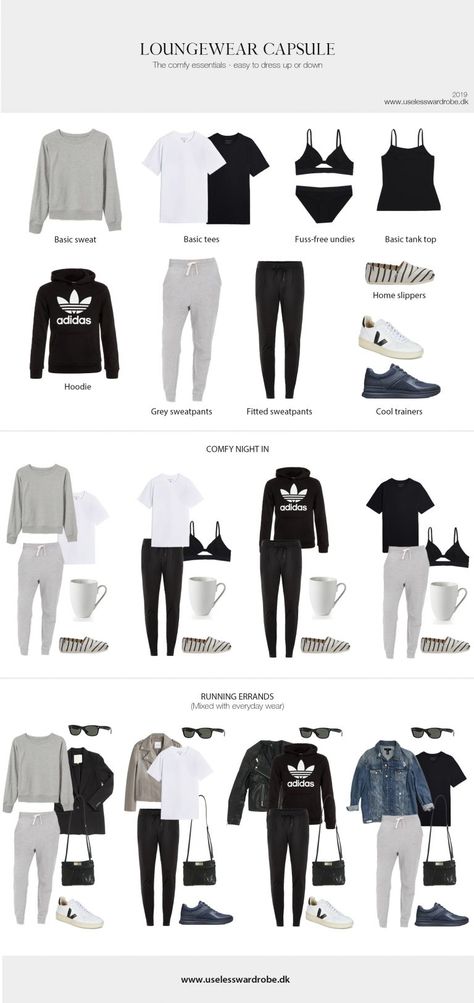 Loungewear capsule: the essentials. Loungewear Capsule, Minimalist Moda, Classy Yet Trendy, Looks Jeans, Capsule Wardrobe Outfits, Fashion Capsule Wardrobe, Lounge Outfit, Minimalist Capsule Wardrobe, Wardrobe Planning