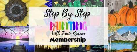 Step By Step Painting Membership Window Decorating, Sunset Painting Acrylic, Rustic Pumpkin, Couple Painting, Winter Sunset, Acrylic Painting Tutorials, Spring Painting, Step By Step Painting, Party Design