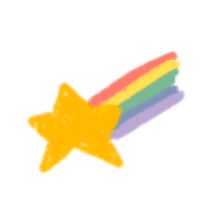 Rainbow Png Aesthetic, Star Png Aesthetic, Star Drawing Aesthetic, Age Dreamer, Did System, Rainbow Icon, Stars Png, Star Png, Rainbow Drawing