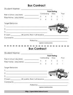 Resources to Improve Classroom Behavior: Behavior Contracts for the School Bus Behavioral Specialist, Behavior Specialist, Behavior Contract, School Bus Safety, Bus Safety, Behavior Incentives, Behavior Plan, Behavior Charts, Behavior Plans