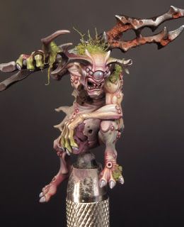 Sproket's Small World: Horticulus Slimux – Part 4 Putrid Blightkings, Warhammer Nurgle, Bee Artwork, Chaos Daemons, Warhammer Figures, Warhammer Paint, Forest Color, Game Workshop, Warhammer Models