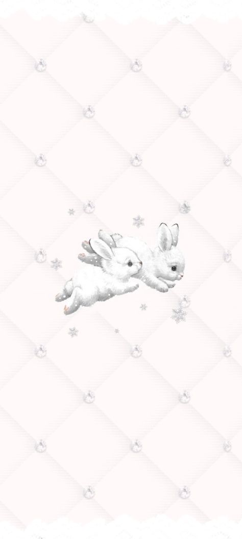 Bunny Coquette Wallpaper, Winter Bunny Wallpaper, Grey Coquette Wallpaper, Bunny Lock Screen Wallpaper, Cute Wallpapers Bunny, French Wallpaper Aesthetic, Coquette Iphone Wallpaper, Bunny Wallpaper Iphone, Bunny Aesthetic Wallpaper