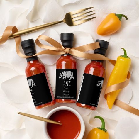 Great Indian Rhinoceros The Unicorn Rhino Monogram Hot Sauces Hot Sauce Wedding Favors, Hot Sauce Favors, Minimalist Calligraphy, Unicorn Wedding, Bar Menu Wedding, Hot Sauces, Elegant Calligraphy, Wedding Coasters, Calligraphy Ink