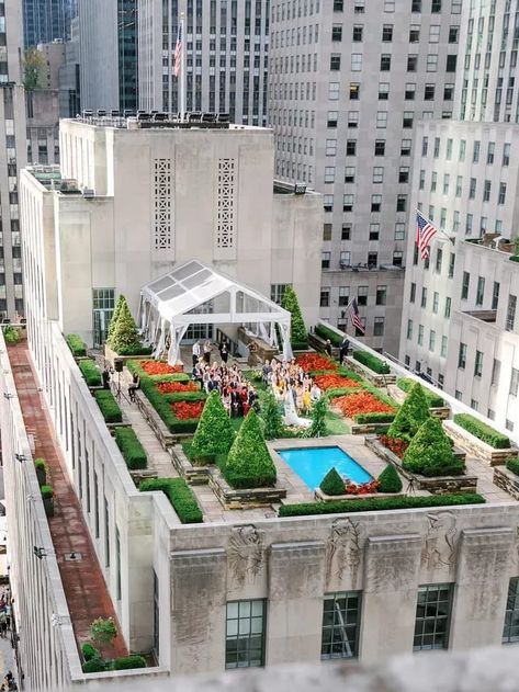 620 Loft And Garden, Rooftop Wedding Venue, Rooftop Venue, Nyc Rooftop, Manhattan Wedding, New York Architecture, Gorgeous Doors, Garden Venue, Intimate Ceremony