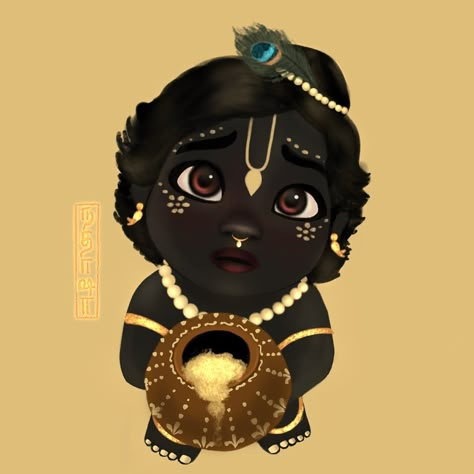 Laddoo Gopal, Cartoons Krishna, Vrindavan Krishna, Christmas Vegan, Krishna Drawing, Shree Krishna Wallpapers, Krishna Book, Little Krishna, Krishna Statue