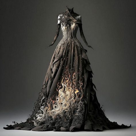 Black Fantasy Gown, Angel Bites, Mount Doom, Wedding Nightgown, Expensive Dresses, Black Ball Gown, Couture Gown, Beautiful Long Dresses, Queen Aesthetic