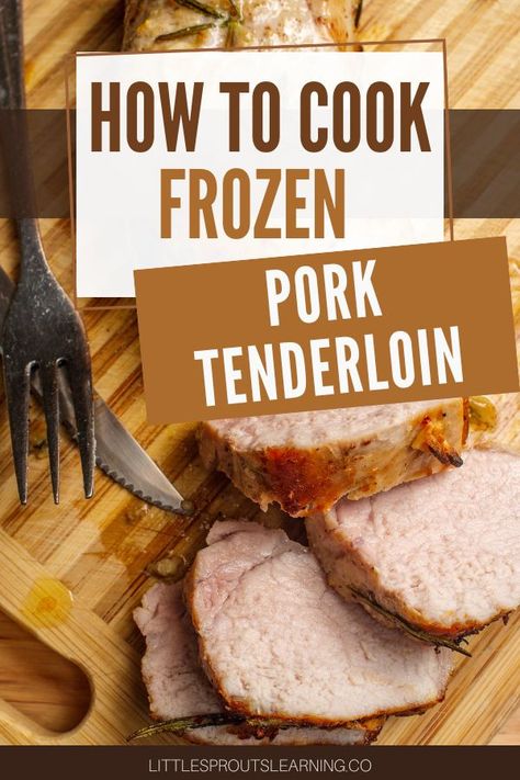 Learning how to cook a frozen pork tenderloin might seem scary, but you can create a delicious and succulent meal without sacrificing flavor or tenderness. And it makes a great easy dinner! Frozen Tenderloin Instant Pot, Instapot Pork Tenderloin Frozen, Frozen Pork Tenderloin Air Fryer, Instant Pot Pork Tenderloin Frozen, Frozen Pork Roast In Oven, Frozen Tenderloins In Air Fryer, How To Make Pork Tenderloin, Pork Tenderloin In Instant Pot Recipes, Frozen Pork Loin Instant Pot Recipes