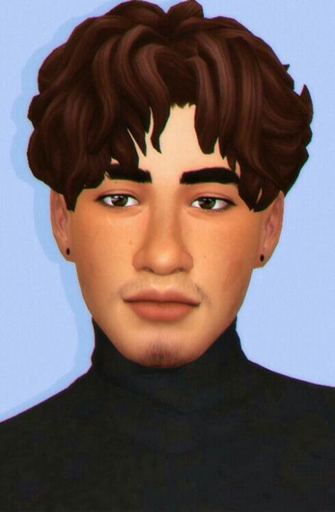 Sims 4 Male Curly Hair, Face Shape Hairstyles Men, Sims 4 Curly Hair, Ts4 Hair, Sims 4 Hair Male, Sims 4 Male Clothes, Sims 4 Blog, Cc Hair, Hair Clay