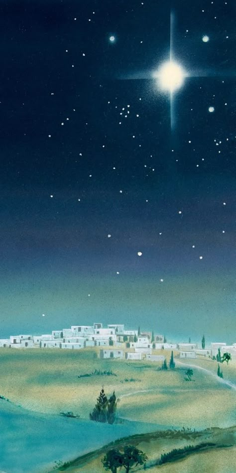 Christmas Bethlehem, Bethlehem Star Painting, Bethlehem Star, Journey To Bethlehem Art, Beautiful Star Of Bethlehem, Christmas Nativity Scene Holyart.es, Christmas Skits, Christian Christmas Decorations, Bethlehem Christmas