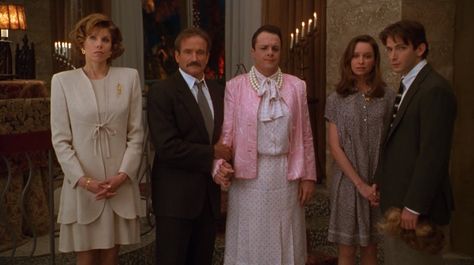 Katherine Archer/Christine Baranski, Armand Goldman/Robin Williams, Albert/Nathan Lane,  Barbara Keeley/Calista Flockhart,  Val Goldman/Dan Futterman - 'The Birdcage' (1996) Dan Futterman, Nathan Lane, Calista Flockhart, Christine Baranski, Mike Nichols, All Robins, Power Couples, The Birdcage, Film Fashion