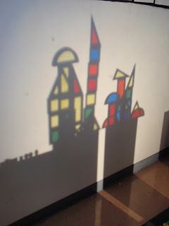 little preschool on the prairie: light and shadow study in the block area Rainbow Blocks, Block Area, Light Study, Reggio Inspired, Creative Curriculum, Shadow Play, Stem Projects, Groundhog Day, Light Project