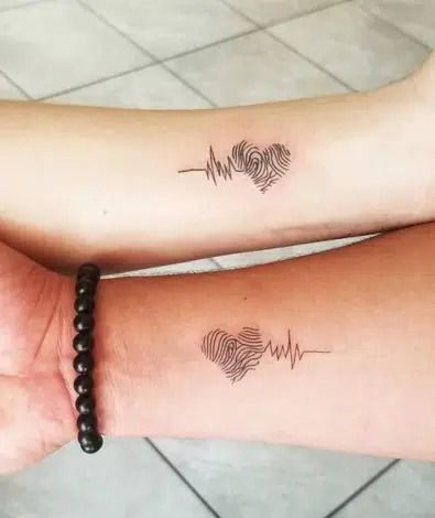 70 Mother Daughter Tattoos 2023 - National Today Mother And Daughter Tatoos, Mum And Daughter Tattoo, Mommy Daughter Tattoos, Heart Tattoo Ideas, Mother Daughter Tattoo, Puzzle Tattoos, Mom Daughter Tattoos, Daughter Tattoo, Wild Tattoo