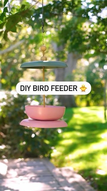 Apartment Therapy on Instagram: "As far as fun, cheap spring activities go, it's hard to beat watching birds. Make yourself this cute, modern DIY bird feeder for under $10! Detailed instructions at the link in bio. #diy #birdfeeder #diycrafts" Modern Bird Feeders, Make A Bird Feeder, Diy Bird Feeder, Diy Birds, Spring Activities, Modern Diy, Bird Feeder, Make Yourself, It's Hard