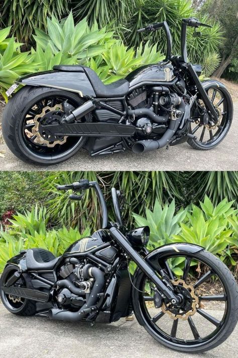 Harley-Davidson Night Rod Turbo by Quality customs Vrod Harley Davidson, Harley Davidson Night Rod, V Rod, Road King, Custom Bikes, Harley Davidson