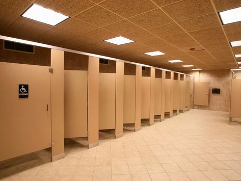 Public Bathroom Stalls Bathroom Stall Doors, Bathroom Stalls, Ladies Restroom, Stall Door, Public Bathroom, Bathroom Stall, Accessible Bathroom, Ladies Room, Public Bathrooms