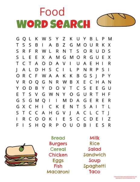 Free Printable Food Word Search Puzzles for Kids (2023) Kids Word Search Free Printable, Wordsearches For Kids, Food Word Search, Word Search Puzzles For Kids, Large Print Word Search, Food Puzzle, Ornament Coloring, Word Puzzles For Kids, Easy Word Search