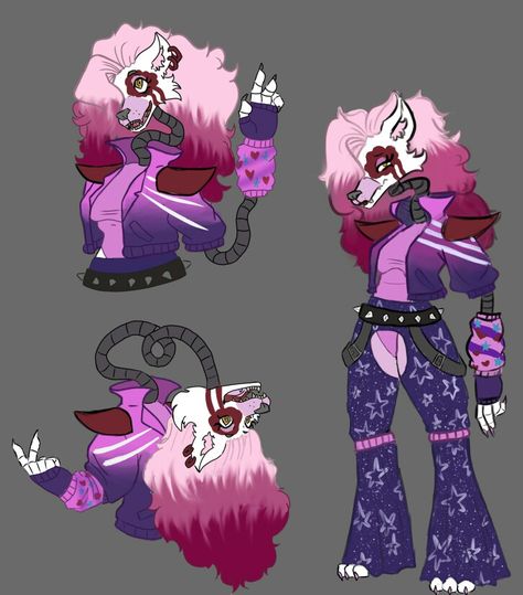 Security Breach Oc, Sb Fnaf, Glamrock Mangle, Fnaf Mangle, Fnaf Ocs, Fnaf Au, Oc Template, Weird Core, Silly Art