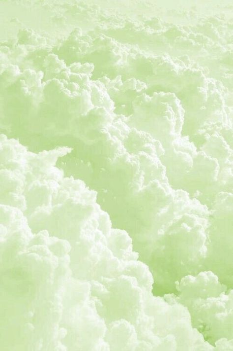 Green Clouds Aesthetic, Astethic Green Wallpaper, Green Astethic Wallpapers, Green Astethic, Green Clouds, Green Wallpapers, Aesthetic Light, Cute Simple Wallpapers, Rainbow Cloud