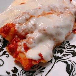 Italian Stuffed Pasta Tubes - Allrecipes.com Spaghetti Sauce From Scratch, Quick And Easy Sweet Treats, Pumpkin Swirl Cheesecake, Chocolate Cookie Bars, Italian Turkey, Stuffed Pasta, Italian Sauce, Grandmas Recipes, Turkey Sausage