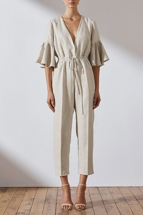 Linen Fashion, Shona Joy, Linen Jumpsuit, Mode Inspo, Mode Vintage, Linen Dresses, Mode Inspiration, Linen Clothes, Primavera Estate