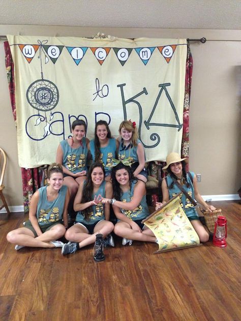 Welcome to Camp KD! Camp Kd Bid Day, Bid Day, Camping, Frame