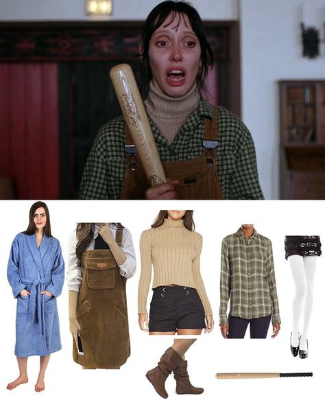 The Shining Outfits Wendy, Shelly Duvall Halloween Costume, Shelley Duvall The Shining Outfits, The Shining Cosplay, The Shinning Costume Halloween, The Shining Halloween Party, The Shining Couple Costume, Classic Horror Movie Costumes For Women, Shelly Duvall The Shining Costume