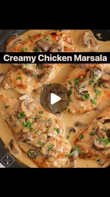 Keto Creamy Chicken, Creamy Chicken Marsala, Marsala Wine, Cremini Mushrooms, Chicken Marsala, My Recipes, Low Carb Chicken, Low Carb Dinner, Keto Chicken