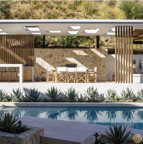 Sofia Richie Home, Elliot Grainge, Contemporary Mansion, Mediterranean Exterior, Beverly Hills Mansion, Bauhaus Architecture, Modernist House, Pool Cabana, Walter Gropius