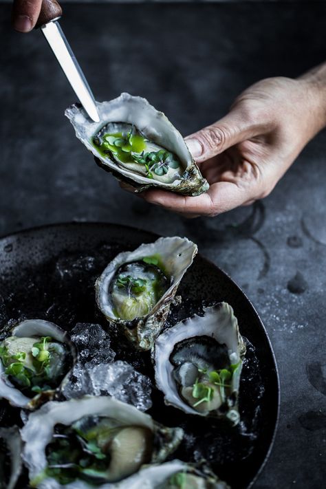 Lost Kitchen Recipes, Erin French, The Lost Kitchen, Lost Kitchen, Moody Food Photography, Dark Food Photography, Dark Food, Oyster Bar, Food Photography Inspiration