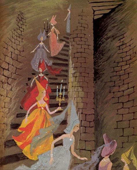 Adrienne Adams, Twelve Dancing Princesses, Princess Illustration, Andrew Lang, Kampot, Book World, Three Women, Fairytale Illustration, Fairytale Art