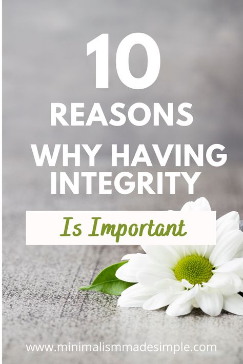 Integrity is important in life. The value of having integrity changes all aspects of your life, it allows you to trust and be trusted. Sticking to your core values is key when it coming to living with integrity. Here are 10 reasons why its important to have integrity. #personalgrowth #selflove #intentionalliving What Is Integrity, Christlike Attributes, Personal Integrity, Good Morals, Leadership Skill, Personal Values, Live With Purpose, Leadership Qualities, Stand Up For Yourself