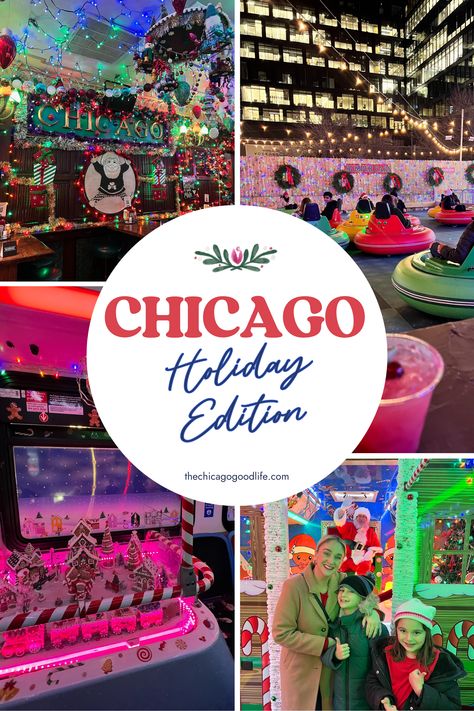 Chicago doesn’t sleep when it comes to the holidays! It may be cold, but there are plenty of ways to keep warm and festive! Here’s the Chicago Good Life Guide to Outdoor Holiday Attractions in 2024! Christmas In Illinois, Things To See In Chicago, Cool Things To Do In Chicago, What To Do In Chicago In Winter, Chicago Christmas Things To Do, Things To Do In Chicago In December, Chicago To Do, Chicago At Christmas, Christmas In Chicago