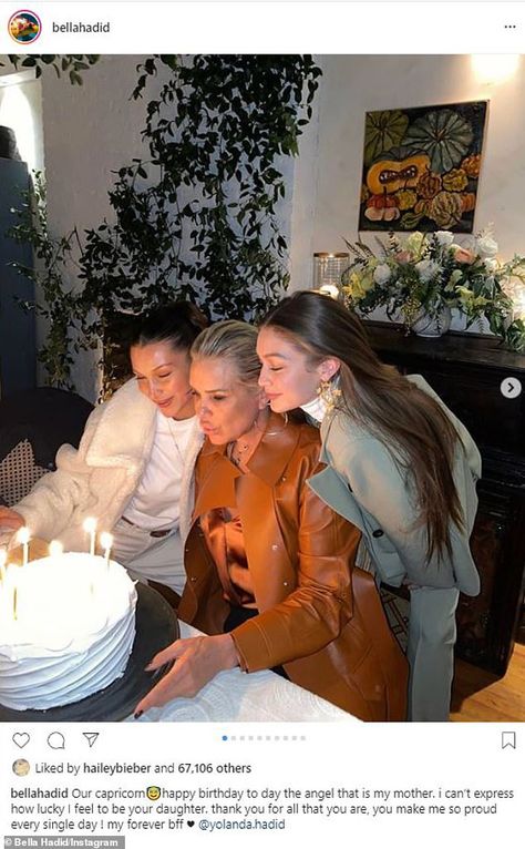 Gigi Hadid shares stunning throwbacks of mom Yolanda as she wishes her a happy 56th Birthday | Daily Mail Online Yolanda Hadid, Bella Gigi Hadid, Gigi Hadid Style, Hadid Sisters, Hadid Style, Bday Girl, Model Aesthetic, Future Life, Model Life