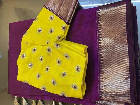 Yellow Colour Blouse Designs, Venkatagiri Pattu Sarees Blouses Designs, Mangalgiri Saree Blouse Designs, Mangalagiri Saree Blouse Designs, Mangalagiri Pattu Sarees Blouse Designs, Mangalgiri Pattu Sarees, Yellow Maggam Work Blouses, Yellow Blouse Design Silk, Mangalgiri Pattu Sarees With Blouse