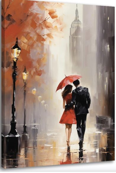 Lovers Painting Couple, Romantic Canvas Painting, Lovers Painting, Brand Wall, Painting Couple, Flag Wall Decor, Big Wall Decor, Watercolor Scenery, Wall Decor Posters