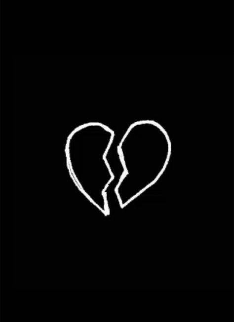 Broken heart for wallpaper or other things <33 get better Decent Wallpapers, Black Bratz Doll, Grey Quotes, Broken Love, Love Wallpapers Romantic, Glitch Wallpaper, Emoji For Instagram, Cute Black Wallpaper, Witchy Wallpaper