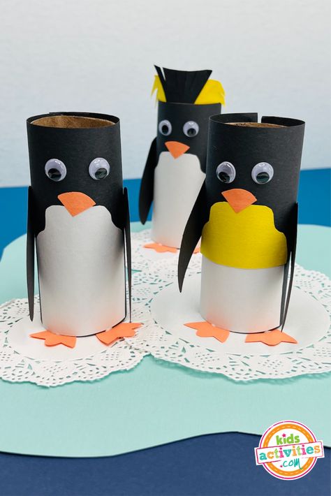 Craft 3d Penguin Craft, Diy Penguin Crafts, Fun Winter Crafts, Penguin Coloring Pages, Penguin Coloring, Penguin Crafts, Penguin Craft, Lantern Craft, Penguin Art