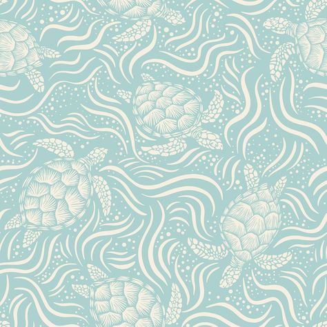 Wallpaper now available at HappyWall.com. Swipe to see an entryway mock-up of my Sea Turtle Oceana wallpaper. This would also look really lovely in a nursery or bathroom. Shop it: https://www.happywall.com/sea-turtle-oceana-wallpaper #coastalchic #oceandecor #happywalls #wallpaperdesigner #amysutherdesign #seaturtleart #turtlewallpaper #seaturtleoceana #aquaticawe Sea Turtle Wallpaper, Turtle Wallpaper, 2024 Wallpaper, Sea Turtle Art, Melbourne Beach, Bathroom Shop, Ocean Decor, Instagram Wallpaper, Coastal Chic