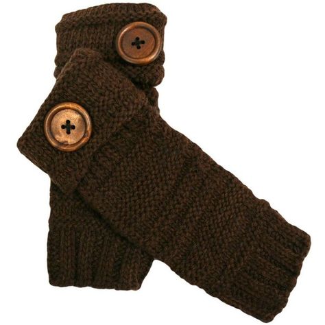 Brown Thick Knit Fingerless Glove Arm Warmers With Button ($12) ❤ liked on Polyvore featuring accessories, gloves, fingerless arm warmers, arm warmer gloves, brown gloves, fingerless gloves and chunky knit gloves Arm Warmers Png, Fingerless Arm Warmers, Fingerless Gloves Brown, Fur Fingerless Gloves, Tasmanian Tiger, Brown Leather Gloves, Brown Gloves, Gloves Fingerless, Knit Gloves