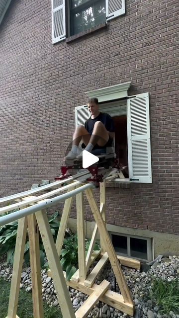 Drew Dirksen on Instagram: "Putting a roller coaster in my parents house😂" Marble Roller Coaster Project, Homemade Roller Coaster, My Parents, Roller Coaster, Funny Things, Funny Jokes, Coasters, Sports, Funny