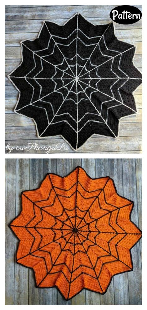 Crochet Spider Blanket Pattern, Crochet Spiderweb Blanket Pattern, Spiderweb Afghan Pattern, Spider Web Afghan Pattern, Crocheted Spider Web Pattern Free, Spiderweb Pattern Crochet, Crocheted Spider Web Pattern, Crochet Spiderweb Blanket, Halloween Crochet Projects Free