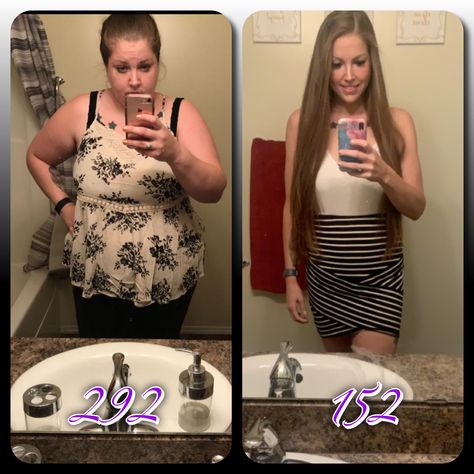 Here you can see a progress photo showing a weight reduction from 292 pounds to 140 pounds. That's a solid total loss of 152 pounds. 140 Lbs, 140 Pounds, High Intensity Interval Training, After Pictures, Progress Pictures, Weight Reduction, Interval Training, Old Woman, Height And Weight