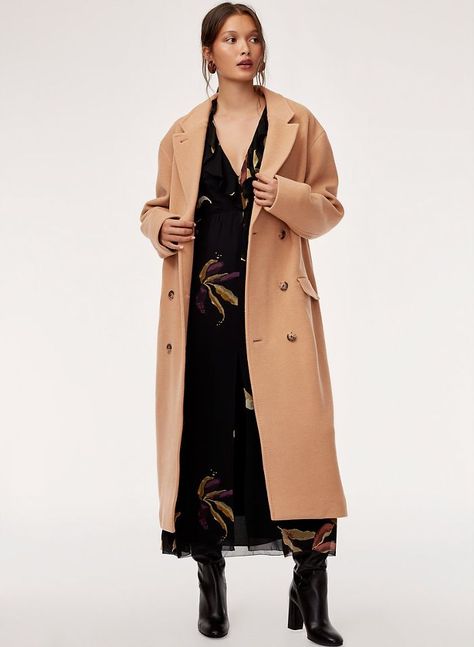 Wilfred Elena Wool Coat Aritzia Wool Coat Outfit, Aritzia Wool Coat, Camel Coat Outfit Classy, Camel Coat Outfit Casual, Aritzia Coat, Fall Coat Outfit, Wool Coat Outfit, Lady Lawyer, Camel Coat Outfit